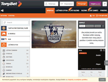 Tablet Screenshot of lt.tonybet.com